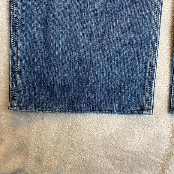 Carhartt Mens Carpenter Jeans 42x24 Relaxed Fit Denim Blue Cotton Blend Workwear - Picture 7 of 16